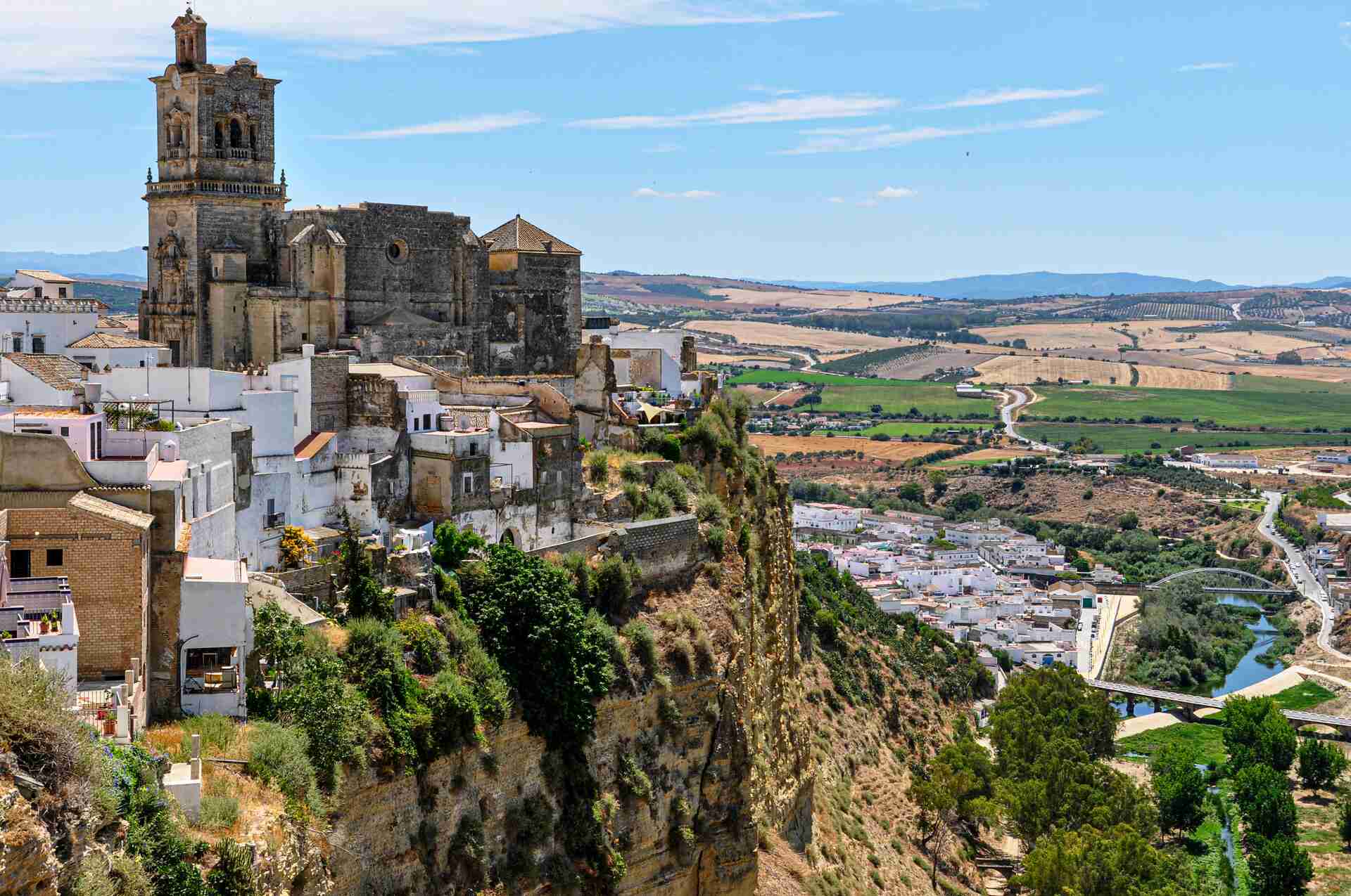 Castle with a landscape view