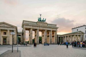 The Brandenburg gate in Berlin